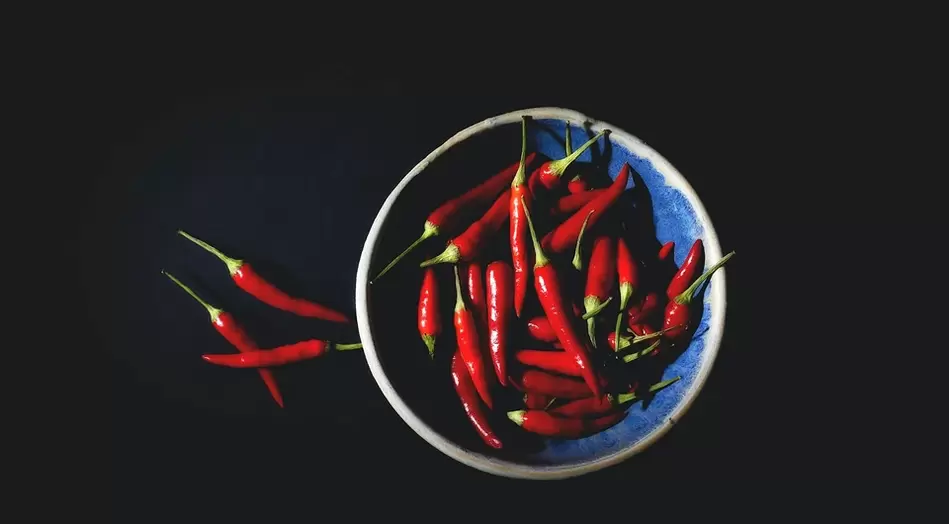 chili pepper for potency