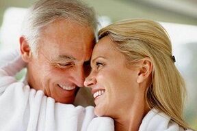 happy man who increases his potential after 50